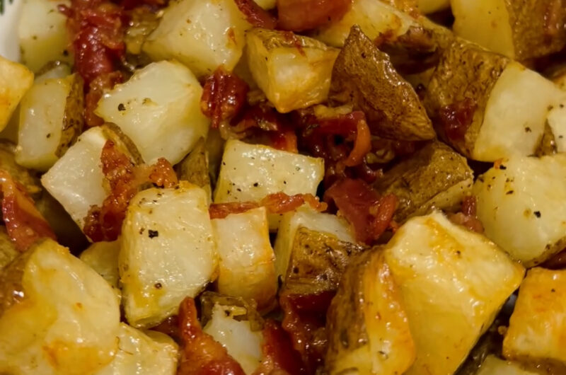 Roasted Honey Bacon Potatoes