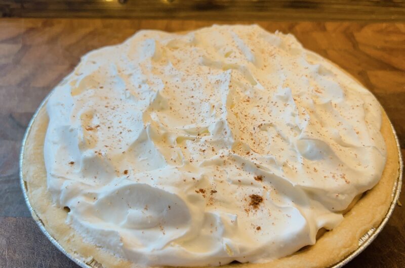 Gingerbread Cream Pie