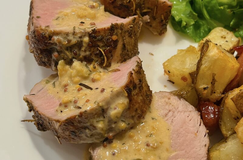 Pork Tenderloin with Dijon Cream Sauce