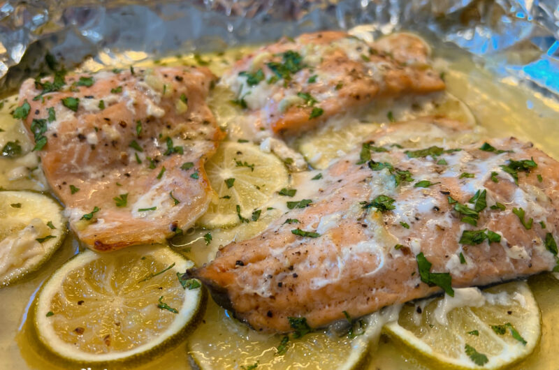 Honey Cilantro Lime Salmon