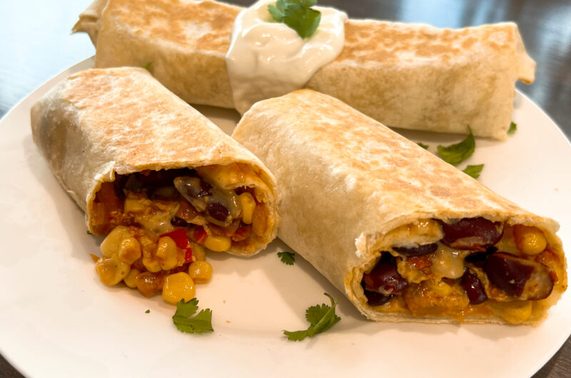 Bean and Vegetable Burritos