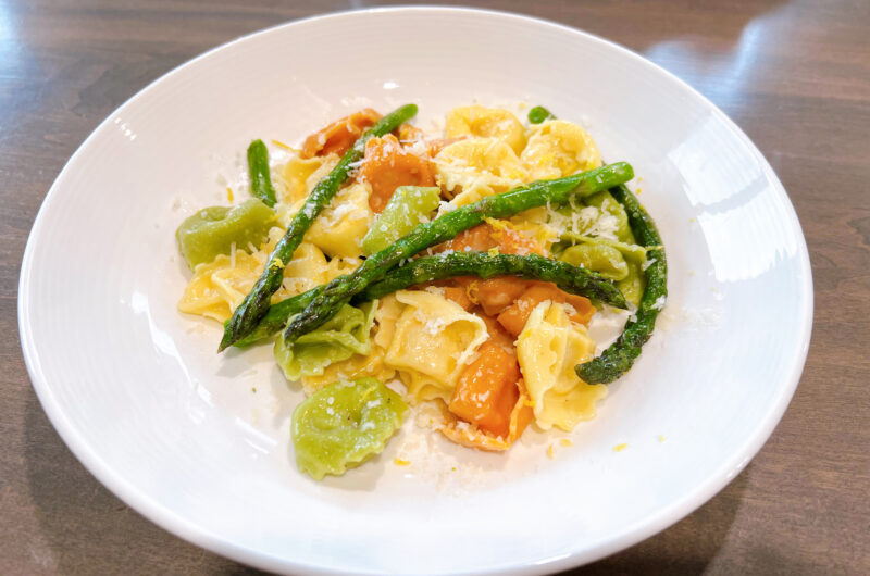 Cacio e Pepe Asparagus Tortellini