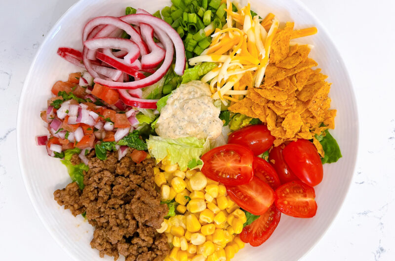 Taco Salad with Salsa Ranch