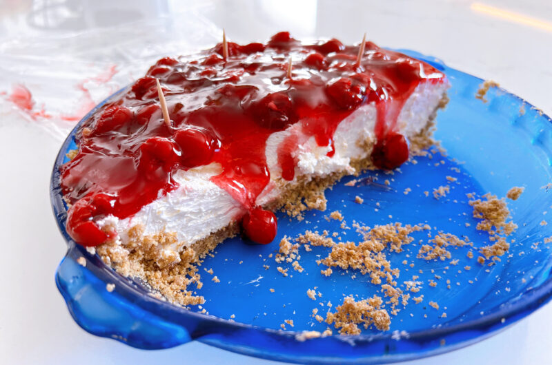 No Bake Cherry Cheesecake 