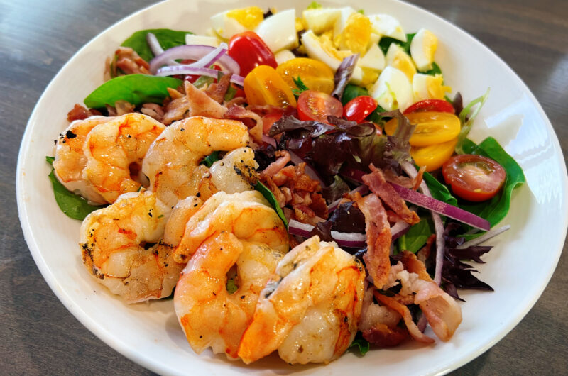 Grilled Shrimp Salad with Honey Mustard Vinaigrette