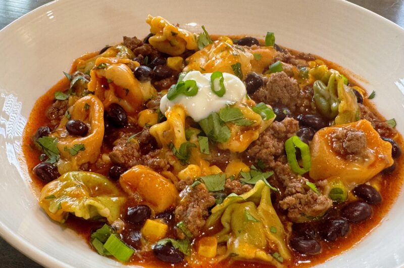  Beef Enchilada Tortellini Skillet
