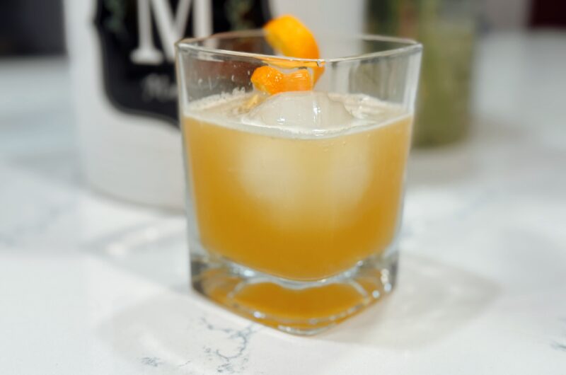 Cinnamon Maple Whiskey Sour