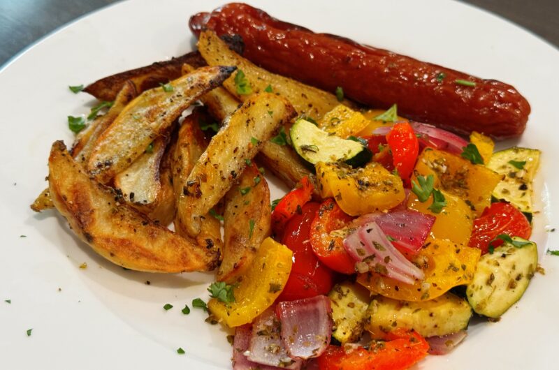 Smoked Sausage & Veggie Sheetpan