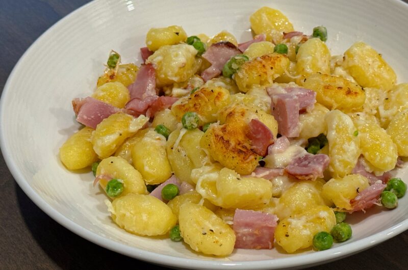 Crispy Gnocchi Ham & Cheese