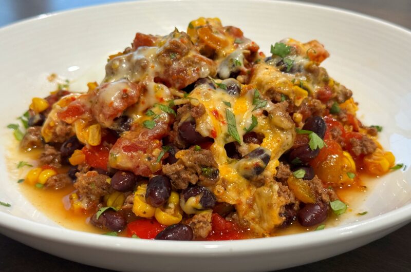 Slow Cooker Taco Casserole