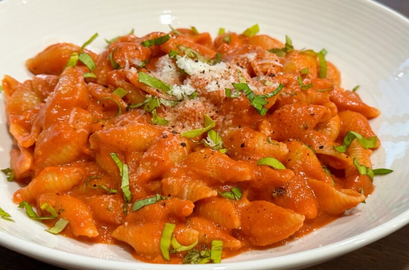 Pasta with Champagne Cream Sauce