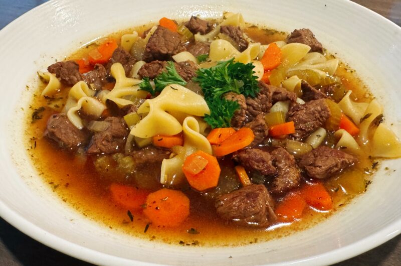 German Beef Noodle Soup