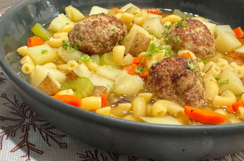 Turkey Meatball Soup