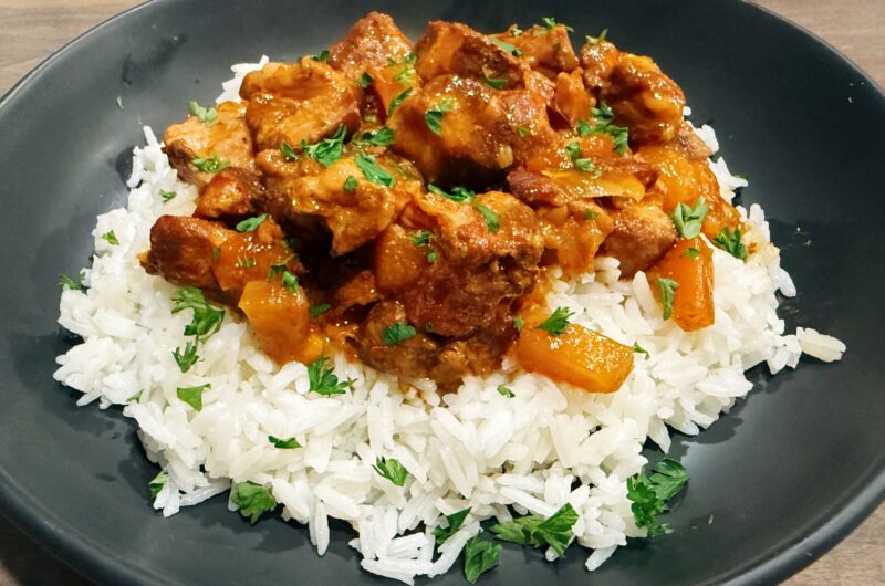 Pineapple Pork in a Slow Cooker