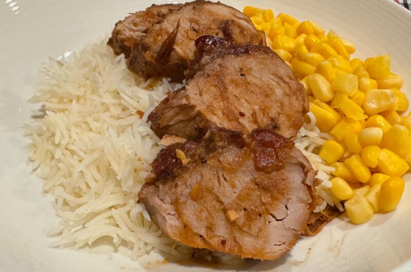 Slow Cooker Cranberry Pork Tenderloin