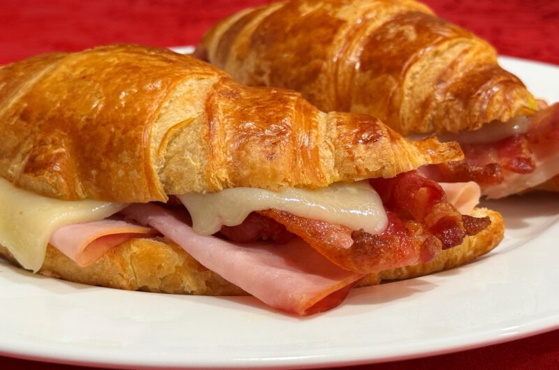 Ham, Turkey and Bacon Croissant Melts