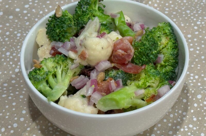 Cauliflower Broccoli Salad