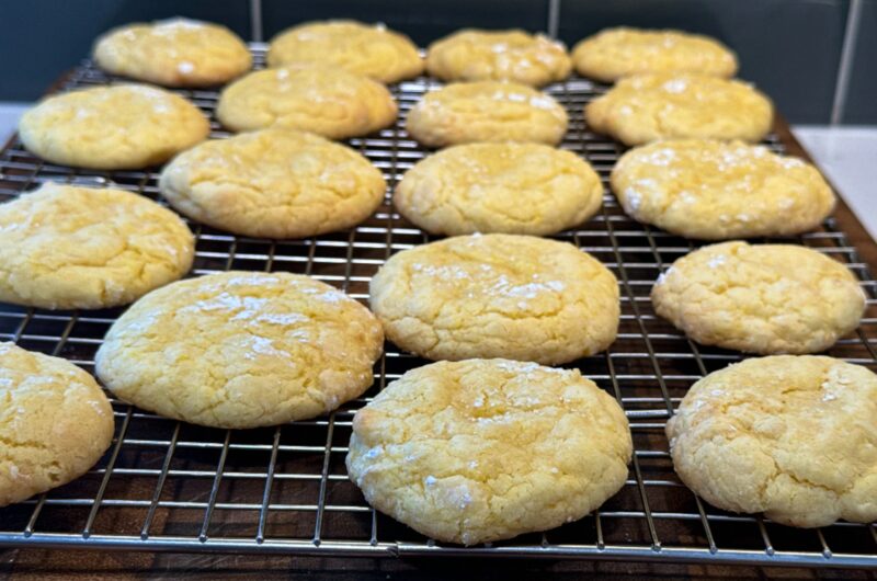 Lemon Cake Mix Cookies