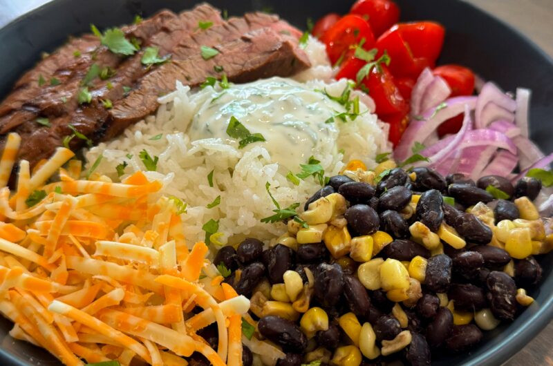 Cilantro Lime Steak Bowls
