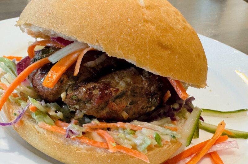 Asian Style Pork Burgers