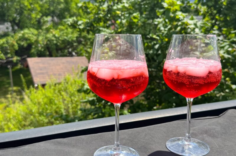 Basil Chambord Spritz