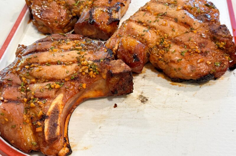 Grilled Rosemary Pork Chops