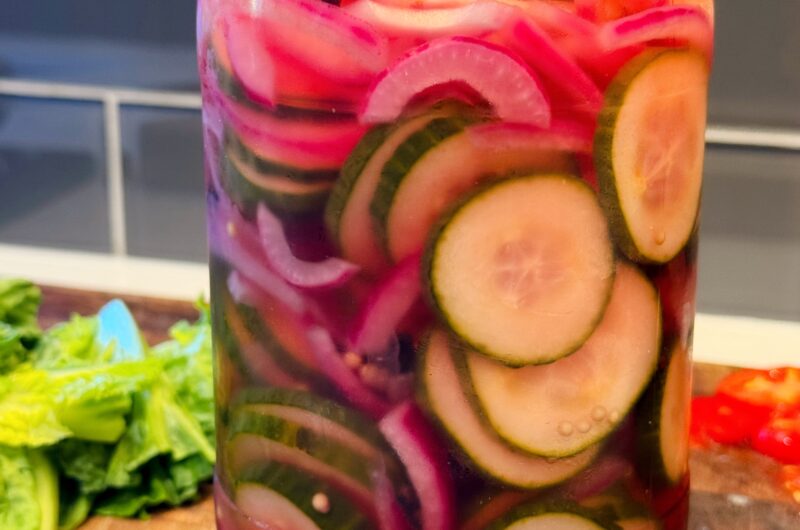 Quick-Pickled Cucumbers