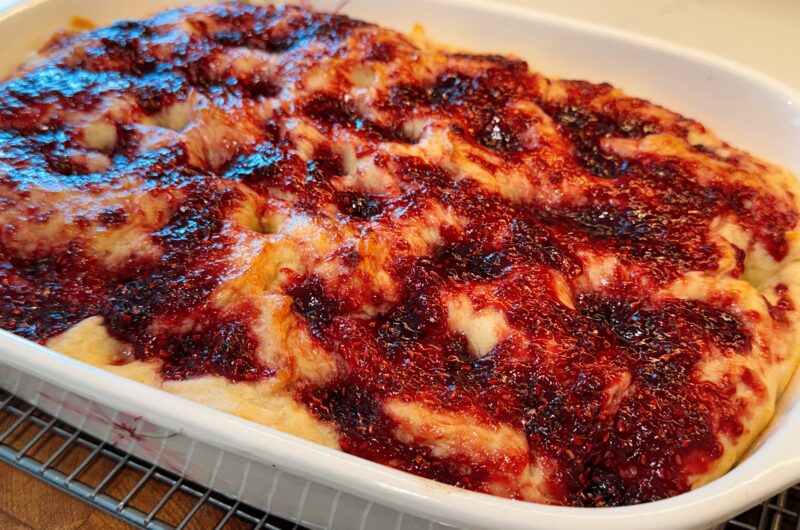 Jam Doughnut Focaccia