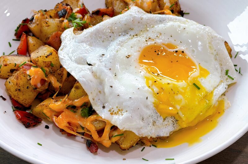 Loaded Breakfast Hash with Potatoes & Bacon