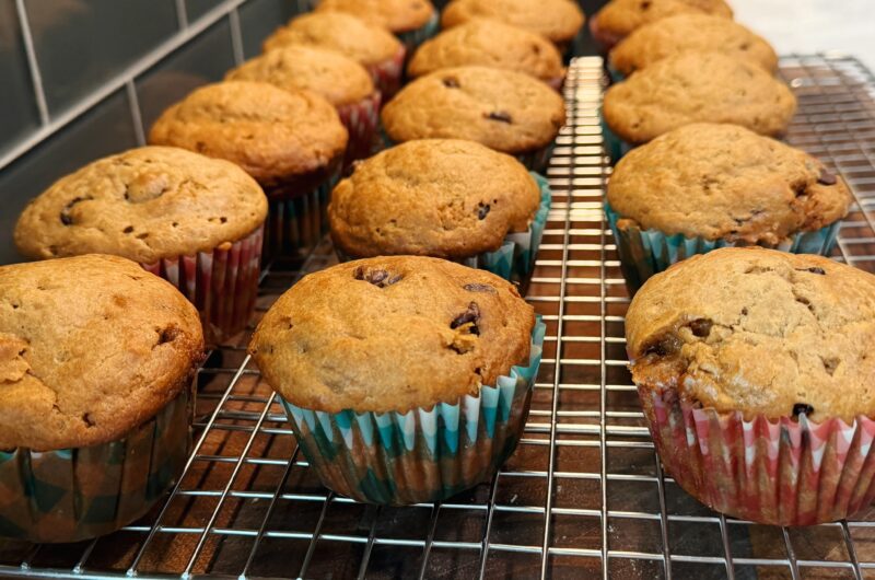 Mocha Muffins With Chocolate Chips