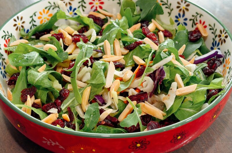 Arugula Coleslaw With Dijon Vinaigrette