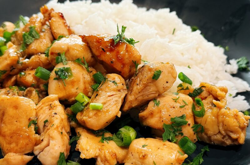 Spicy Maple Chicken & Coconut Rice