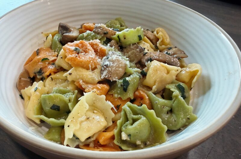 Tortellini with Mushrooms & Sage